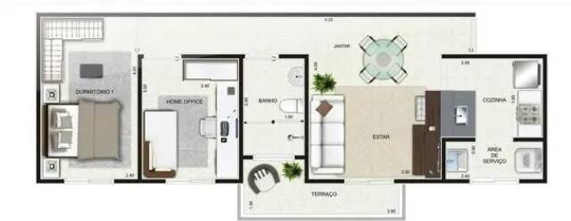 Apartamento, 2 quartos, 54 m² - Foto 12